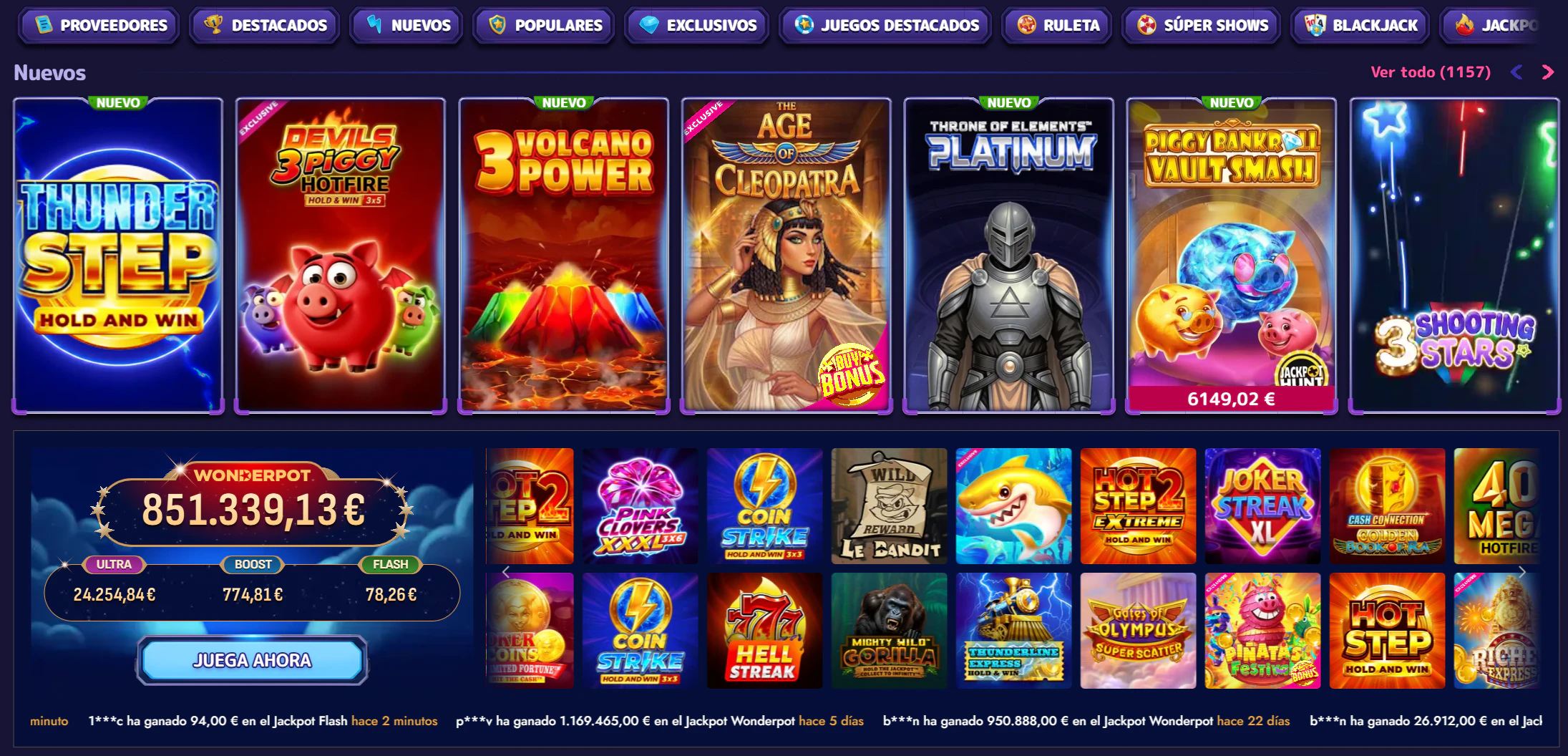 Alf Casino Página principal
