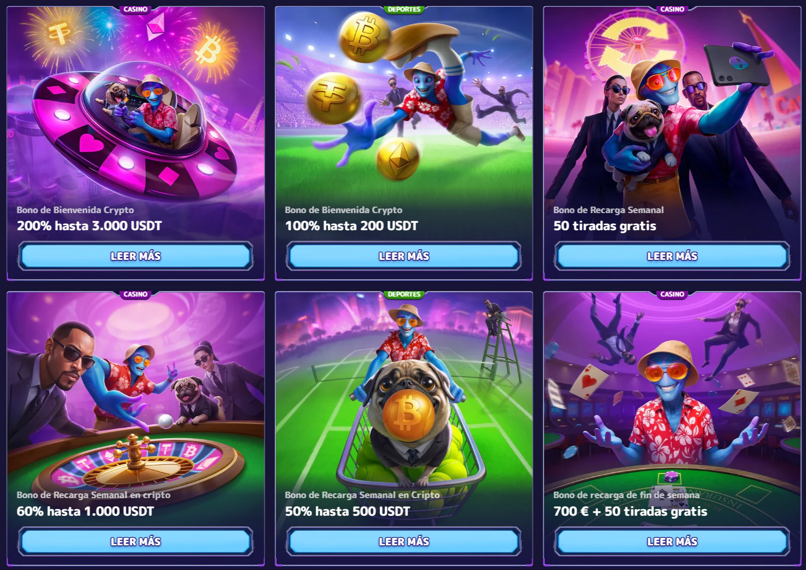 Promociones y bonos deportivos de Alf Casino